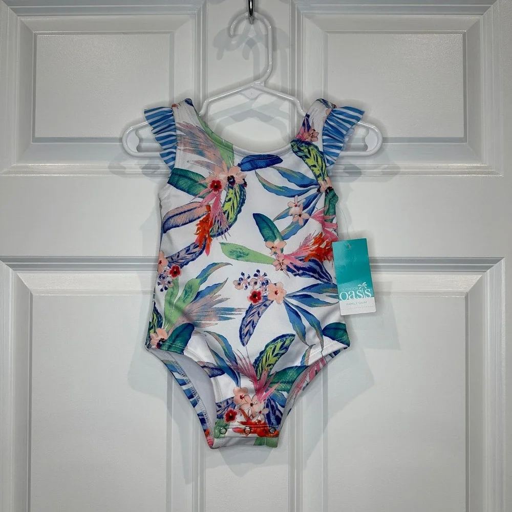 Oasis Girl Swimsuit Size 18 months NWT‎